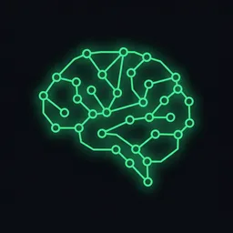 Neural brain icon